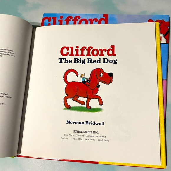 CLIFFORD THE BIG RED DOG HARDCOVER BOOKS 2 STORIES IN 1 BUNDLE OF 2 BOOKS - Picture 5 of 7